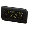 High-tech Fancy Home Decor 1.5" & 0.8" LED Digital Calendar Natrual Sound Musical Alarm Clock