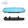 HD 1080P 4.3 Inch Hidden Reversing Automobile Car Side Rearview Mirror Camera DVR with G-sensor Dual Lens for Car