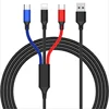 Trending Usb Interface Type 3 Head Multi Charging Usb Cable And For Mobile Phones Use Usd Data Cable