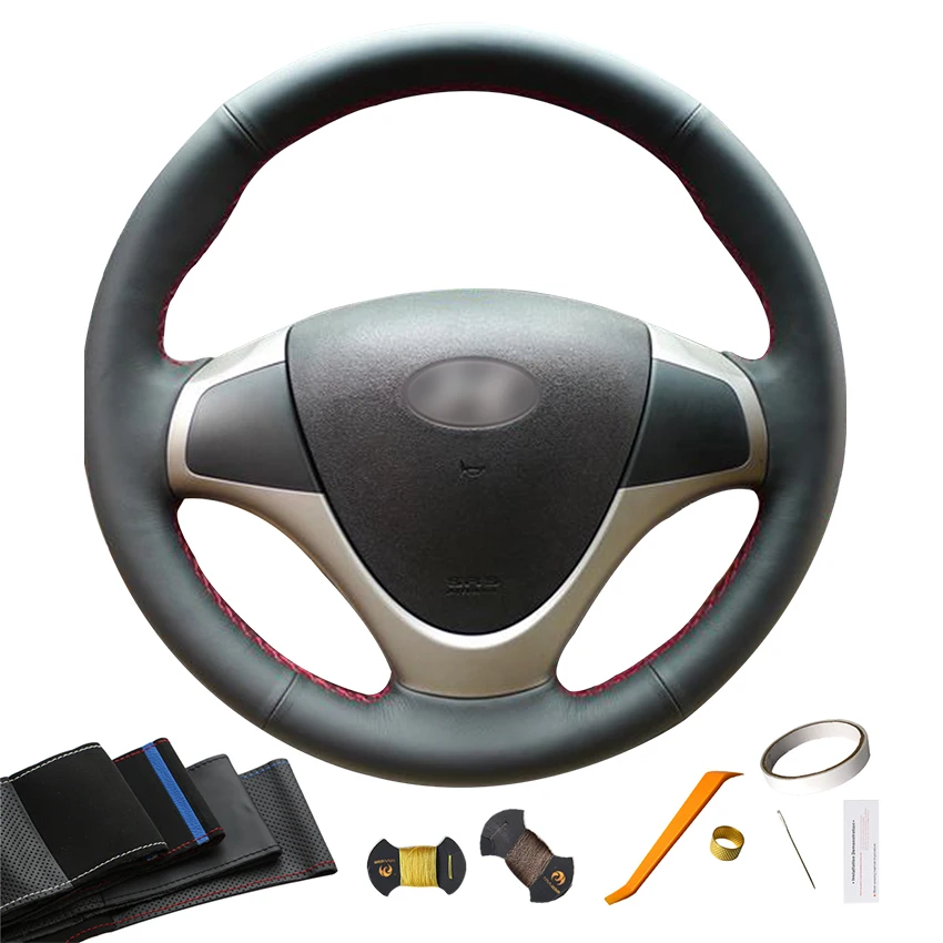 

Hand Sewing Artificial Leather Steering Wheel Cover for Hyundai i30 Elantra Touring 2009 2010 2011 2012