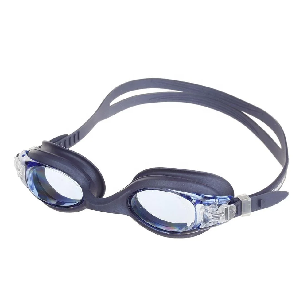 Cheap Adult 100% U.V. protection silicone swim glasses, Top performance anti fog prescription swimming goggles