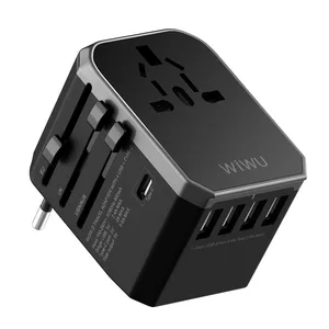 WiWU UA101 All One 4 Port Travel Adapter USB Charger