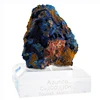 Acrylic Crystal Throne Base Display Azurite 25mm Clear Acrylic Museum Fossils Display Stand For Minerals