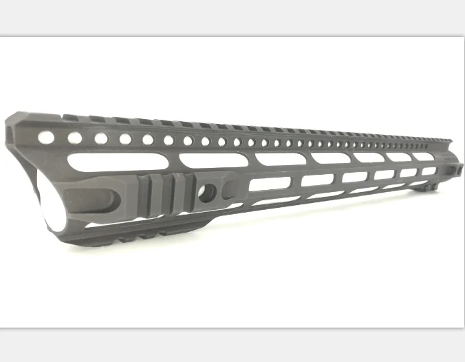 

308 M-LOK 15 inch handguard for DPMS AR10 308 high or low profile upper receiver platform, Matte black