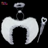 Wand Halo Adult Kids Halloween Party Fancy Dress Kids Feather Angel Fairy Wings