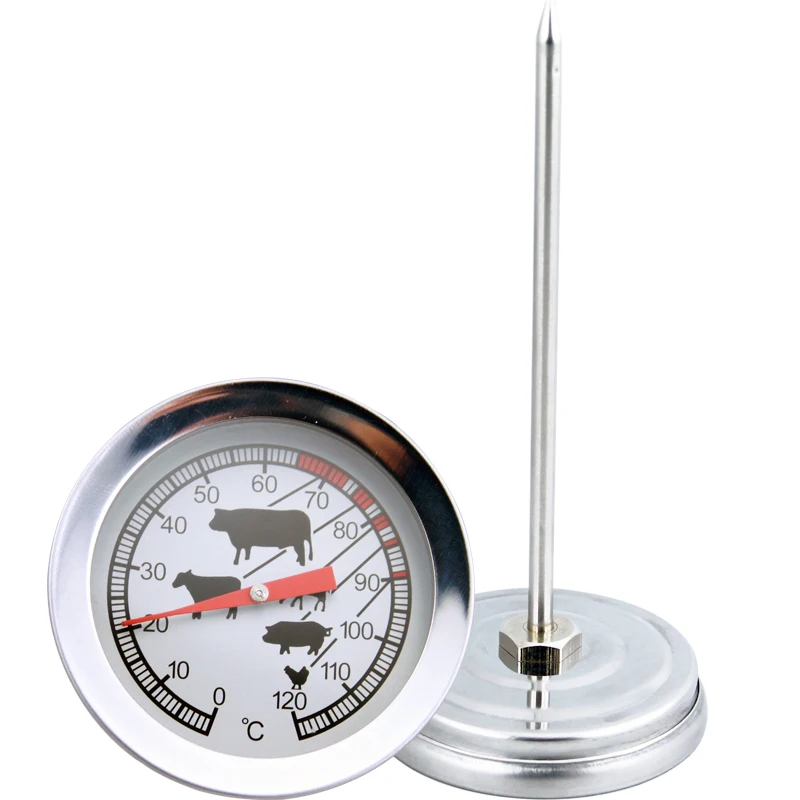 

BBQ Dial stainless steel probe home cooking meat food thermometer