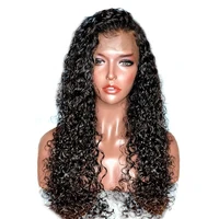 

Good quality wholesale sale 10a Brazilian 100% 150% Deep curly Full lace human hair wig