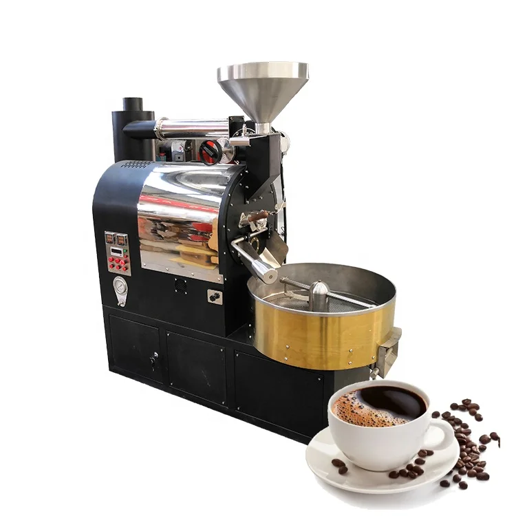 
Gas saving commercial coffee bean roaster machine 
