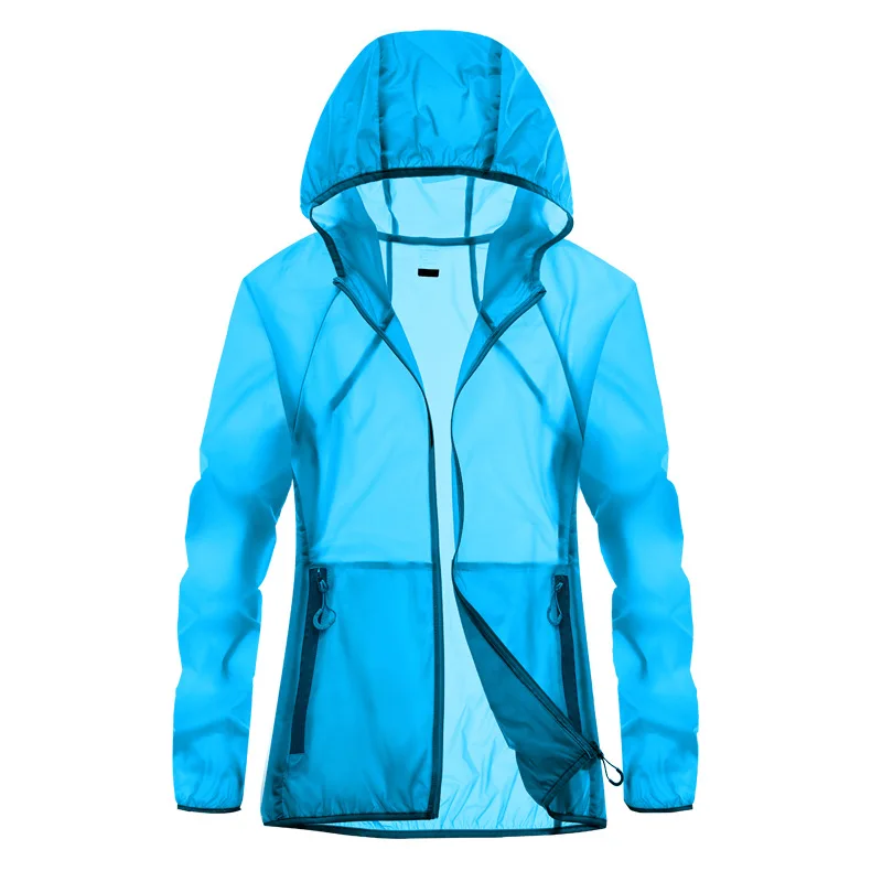 

Men's quick dry fit fishing clothing sun-proof skin jacket with hoodies