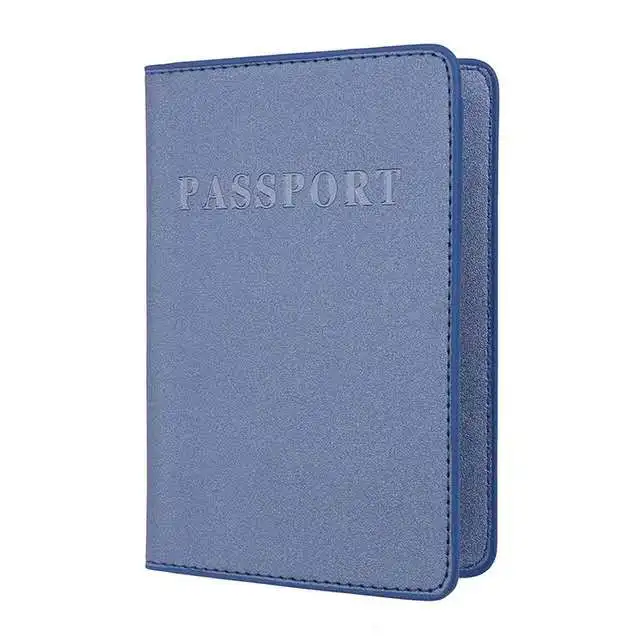 

Personalized passport holder cover pu leather rfid eco friendly passport cover matte customised plain sublimation card holders, As show\customized size