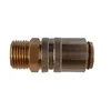 13mm Brass quick change adapter sub self - locking closed thread clip water pipe tower sub