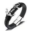 /product-detail/magnetic-clasp-braided-leather-bracelets-friend-gift-christ-guitar-casual-black-handmade-leather-cross-anchor-bracelet-men-62021292630.html