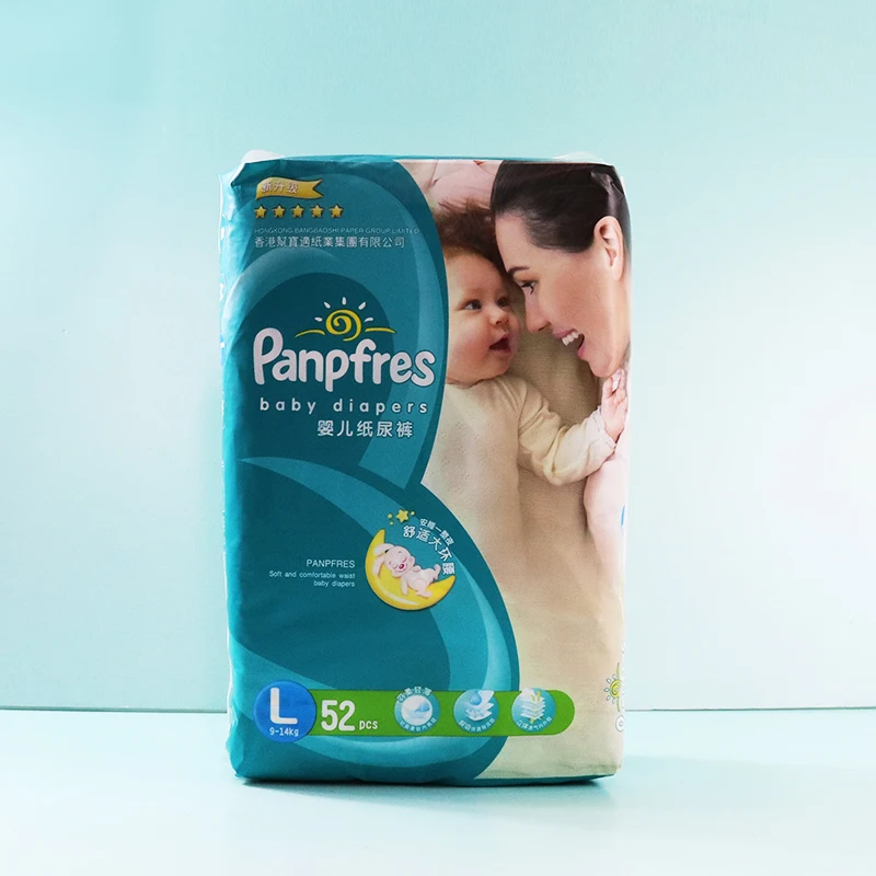 

Hight quality Baby diaper brand of Panpfres best quality,cloth-like backsheet