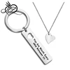 Long Distance Relationship Gifts Couples Keychain Necklace Set You are Worth Every Mile Between Us Moving Away Couples Jewelry