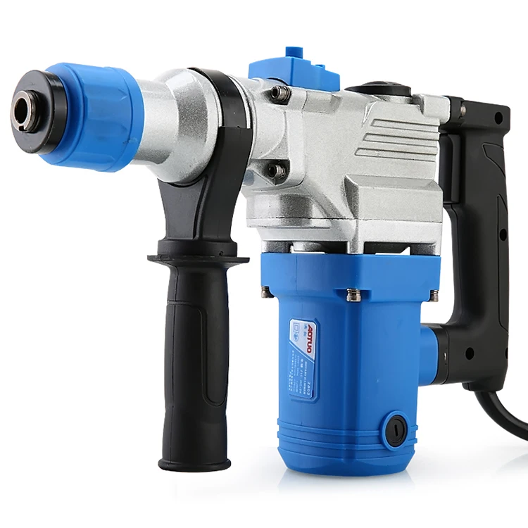 
2019 New Design Professional Portable 110V 240V 28mm 1200W Electric Rotary Hammer Impact Drill 