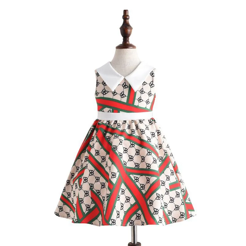 

Customize European easter baby girl dress with collar, N/a