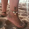 fashion boho summer beach shell anklet