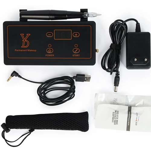 

Factory Supply YD Black Simple Permanent Makeup Machine Tattoo Device With Foot Pedal for Academy