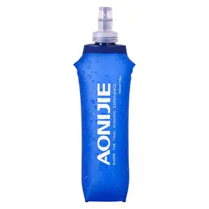 Image of AONIJIE SD09 SD10 250ml 500ml Soft Flask Folding Collapsible Water Bottle TPU Free For Running Hydration Pack Waist Bag Vest