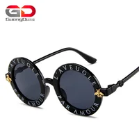 

Children's Round Bee Sunglasses New fashion gafas de sol Baby Lovely Sun glasses girls and boys decorate eyewear wholesale