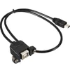 LEAD PANEL MOUNT USB B FEMALE-B M Adaptors Splitters & Extenders Leads USB