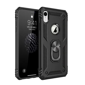 Magnetic Ring Kickstand Armour Phone Case iPhone