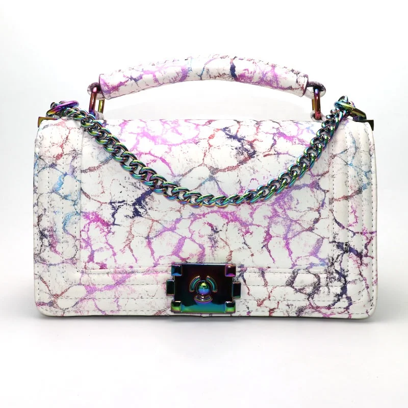 

Fashion pu leather marble clutch purses purple designers woman handbag ladies hand bag lady purse luxury bags women handbags, Colorful marble