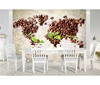 European designs new life coffee beans make up a map 3d wallpapers