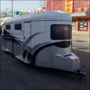 Cheap two horse trailer angle load
