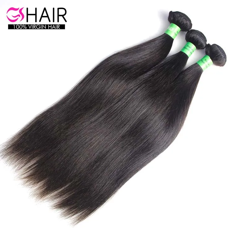 

grade 10a wholesale straight virgin hair bulk brazilian virgin remy cuticle aligned human hair weave for women, Natural color