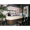 Polished Backlit easily repairable multiplex acrylic solid surface bar table and chairs for sale