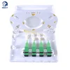 Hot supply fiber optic faceplate box 4 core / home small optic splitter box/4 port plc splitter distribute box