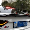 For Audi A5 S5 Sedan 4 doors 2017 2018 Carbon Fiber Rear Trunk Wing Lip Spoiler Rear Corner Bumper Protector Guard Covers