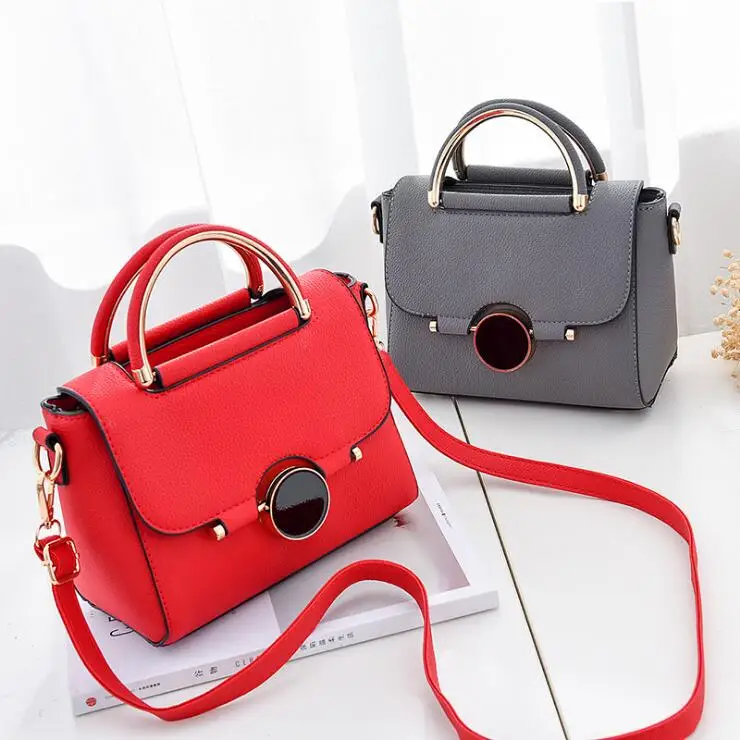 

New Fashion Designer Pu Leather Material Women Handbag Wholesale ladies shoulder bags, 11 color