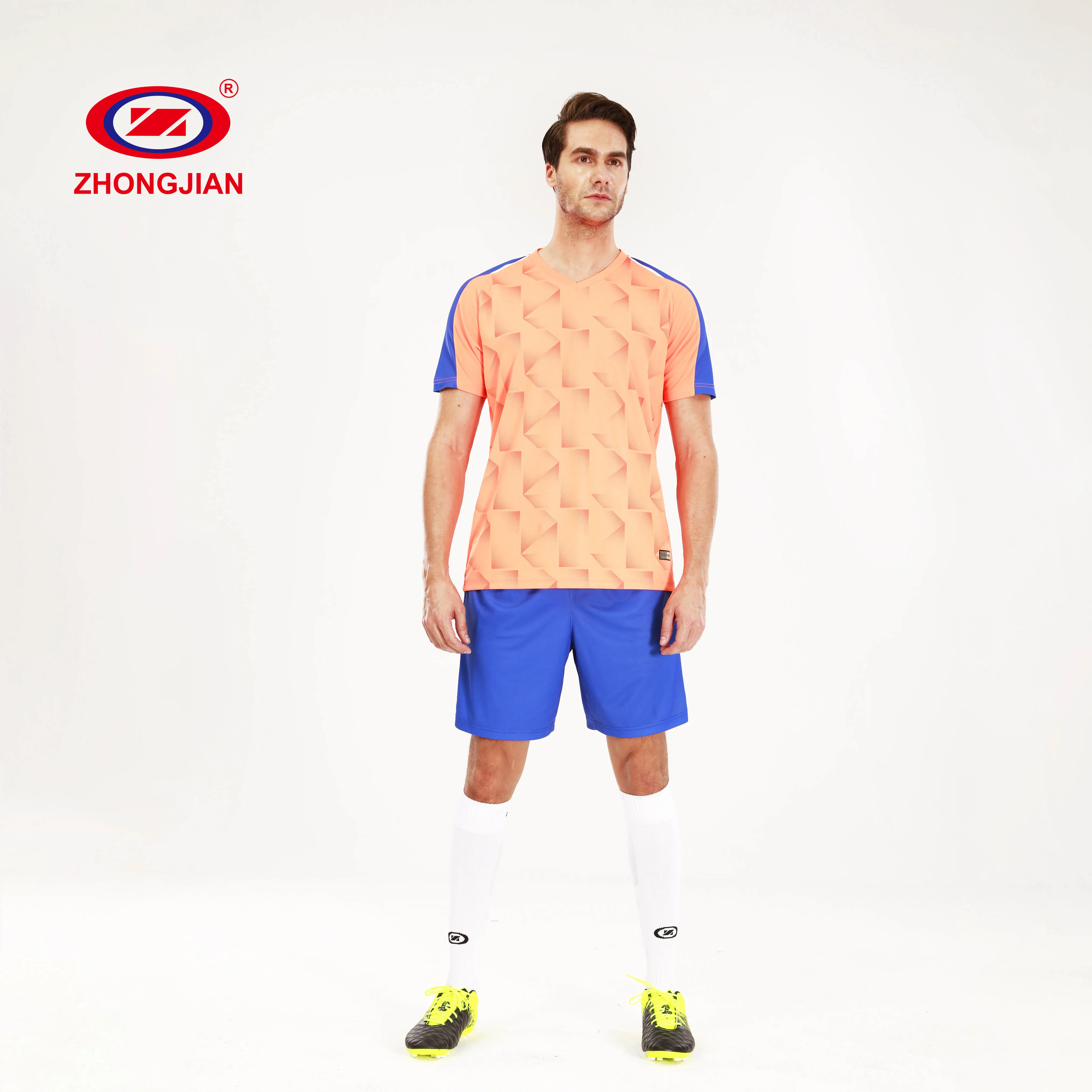 

Reliable quality badminton tshirts and shorts boy sport clothing casual football sport wear sets, White,blue,red,orange,green,rose red