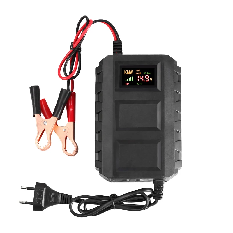

12V Auto Portable Universal 20A Automatic Lead Acid Battery Charger, Customized