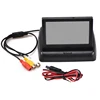 4.3inch foldable Car dashboard Monitor TFT LCD Car Rear View monitor Display Parking Rearview System For Backup Reverse Camera