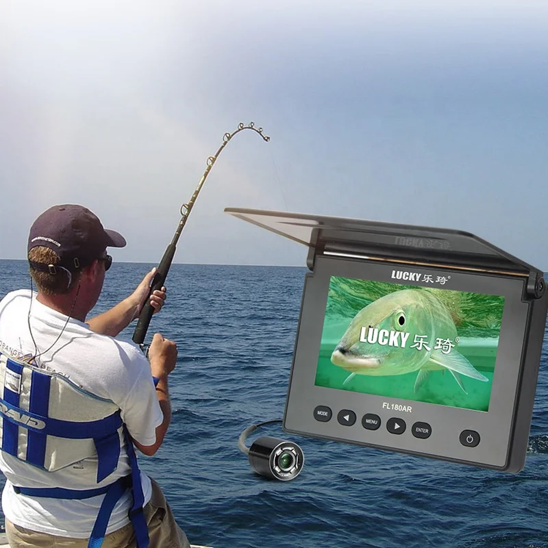 

LUCKY underwater camera fishing Fish Finder Ice Fishing Camera 4.3" LCD Monitor sport video camera underwater