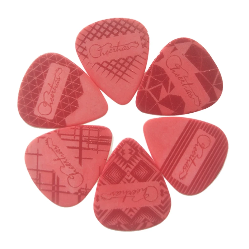 

Stringed Instruments Parts Relief Design Derlin Custom Guitar Picks wholesale for Electric Guitar with Factory Price, Various color