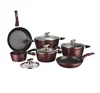 Factory Price 2019 New Design Multifunctional Cooking Tool Set with Inner Marble Coating