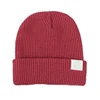 custom kids winter knit slouch beanie hats