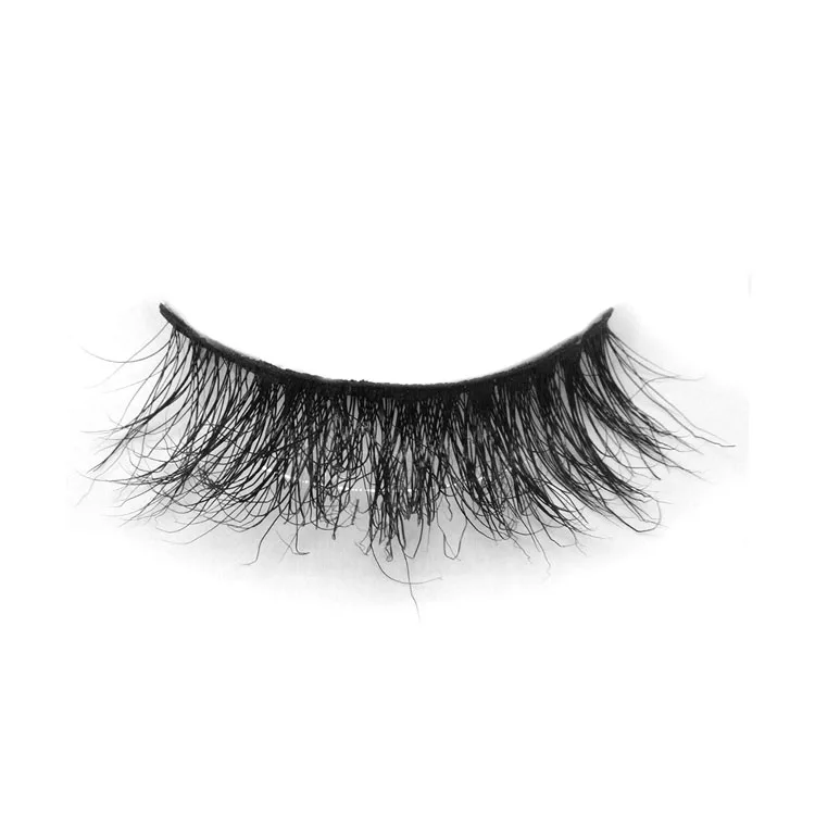 

Real Siberian Mink Strip False Eyelash Mink lashes private label 3D eyelashes mink, Black