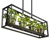 Customize Factory Price Decorative Fluorescent Lighting Fixture Intertek Metal Cage Pendant Light For Gallery