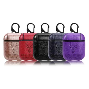Colourful Deer Leather Earphone Case AirPods