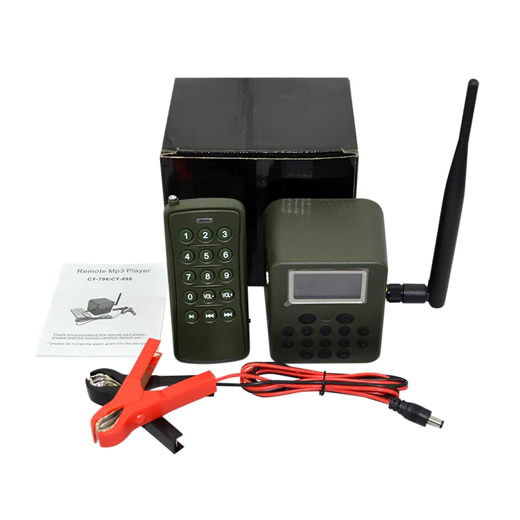 

Hot Selling 50W Hunting Bird Caller Mp3 With Remeber Timer, Green /camouflage