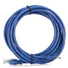Factory direct utp 4 pairs CAT5E Fluke computer jumper rj45 gold-plated plug pure copper cable Ethernet special cable 1 m 2 m