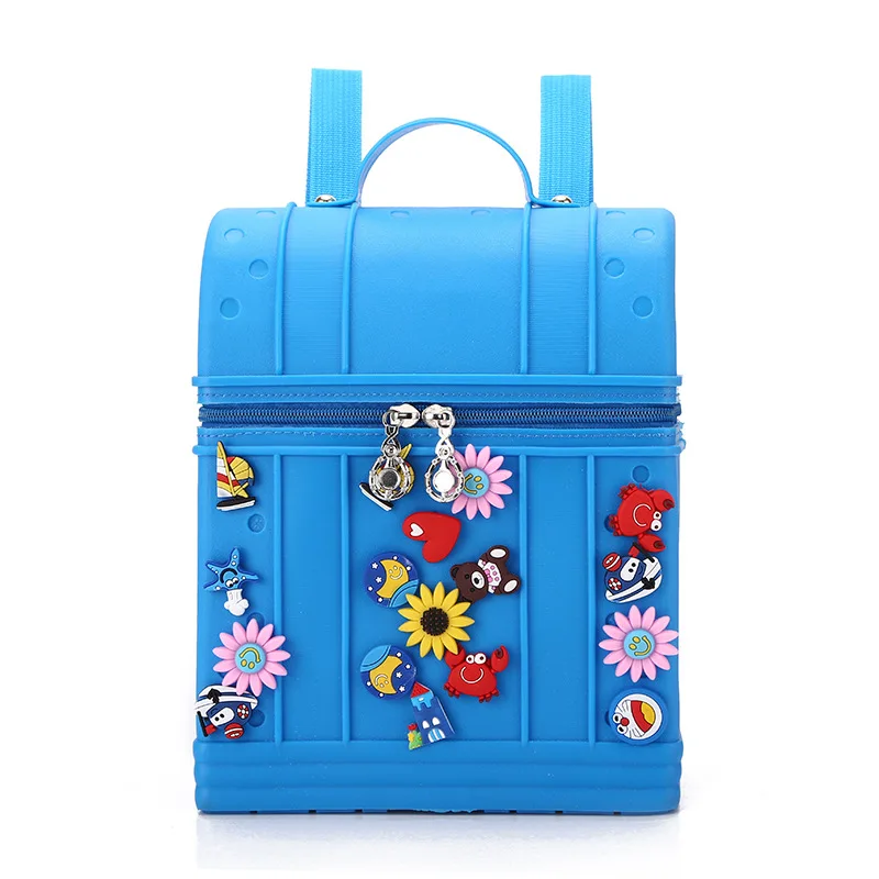 

2020 Fashion Children Backpack Kids School Bags For Boys Candy Jelly Silicone School Backpack For Girls Schoolbag, 6 color