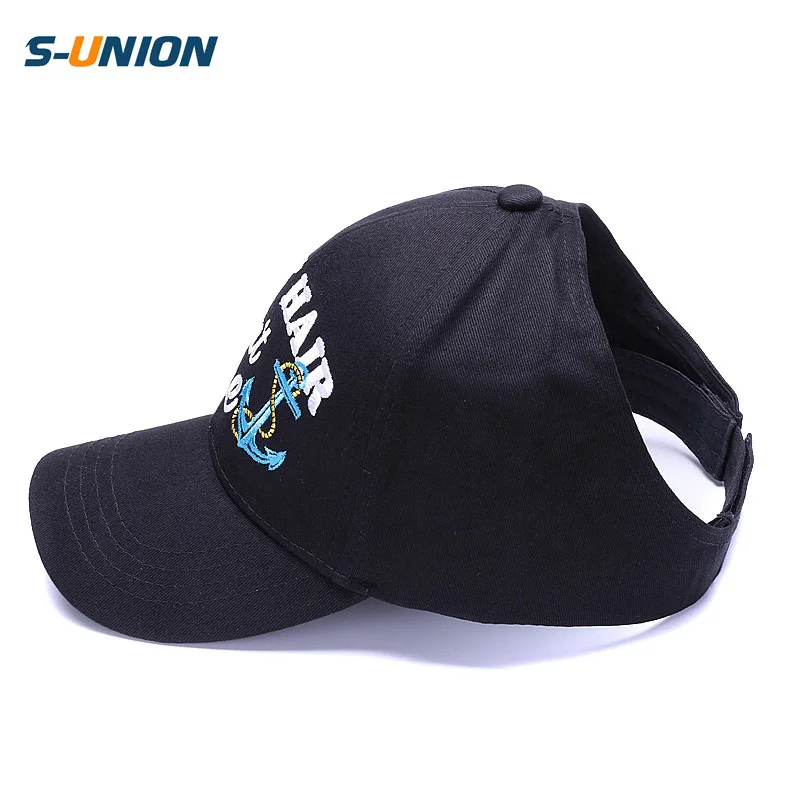 

S-UNION Ponytail cotton baseball caps for women sports hats girls visor sun hat tennis cap