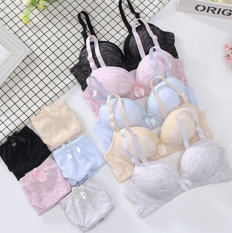 

ladies lace transparent sexy bra and panty set underwear, Black/skin/white/pink/purple/blue