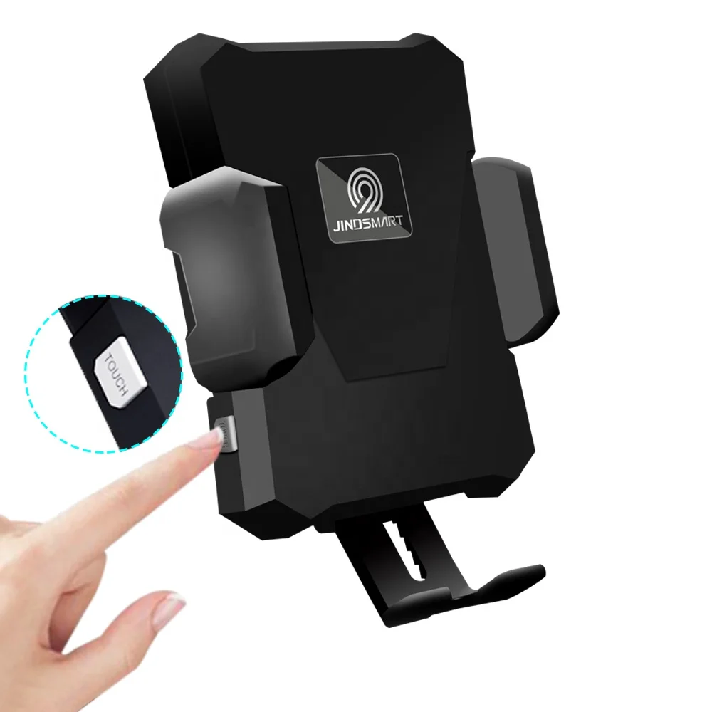 

New Sample 10W Fast Charging Mount Wireless Car Charger for Samsung Galaxy S10 iPhone, Black/red/blue